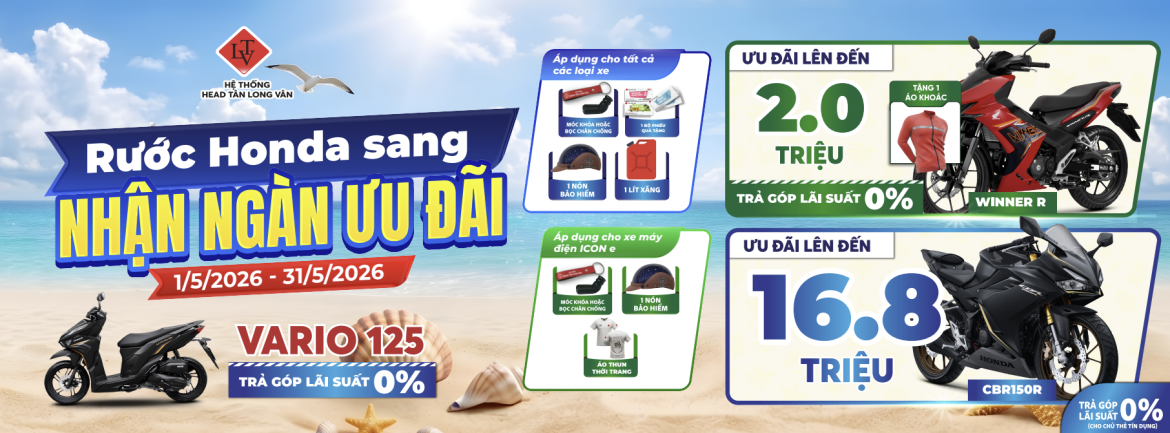 CHƯƠNG TRÌNH ƯU ĐÃI THÁNG 05.2026