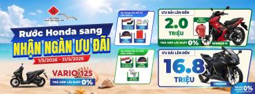 HEAD TÂN LONG VÂN | RƯỚC HONDA SANG, NHẬN NGÀN ƯU ĐÃI 05.2026