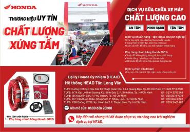 DỊCH VỤ SỬA CHỮA XE MÁY CHẤT LƯỢNG CAO THÁNG 10.2025 – TẠI HEAD TÂN LONG VÂN